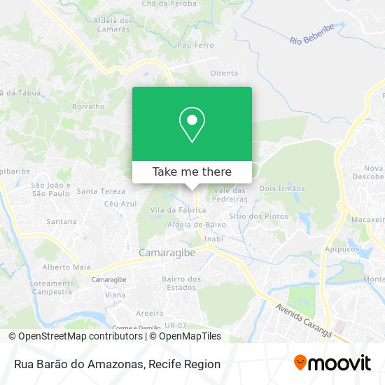 Rua Barão do Amazonas map