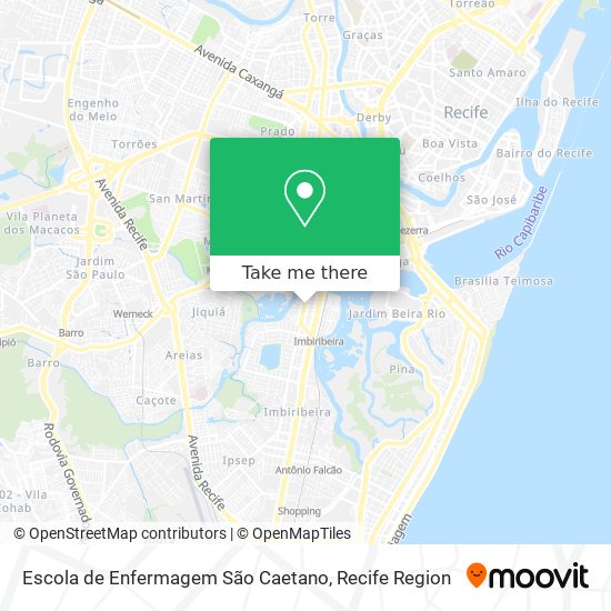 Escola de Enfermagem São Caetano map