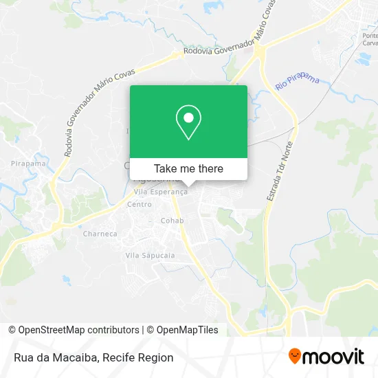 Rua da Macaiba map