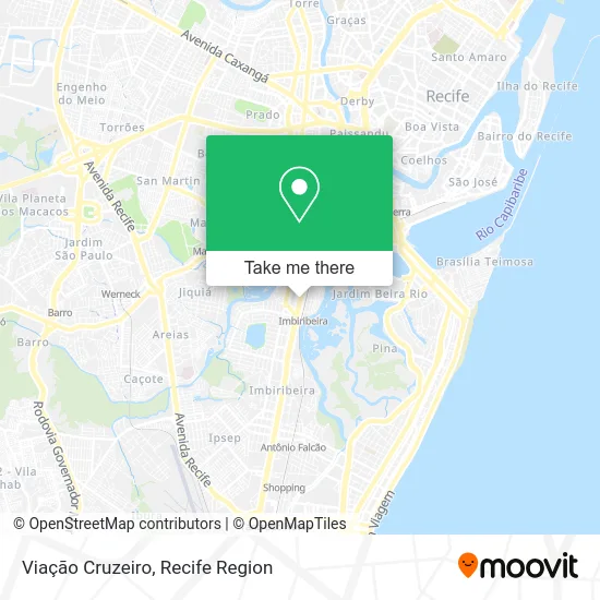 Viação Cruzeiro map