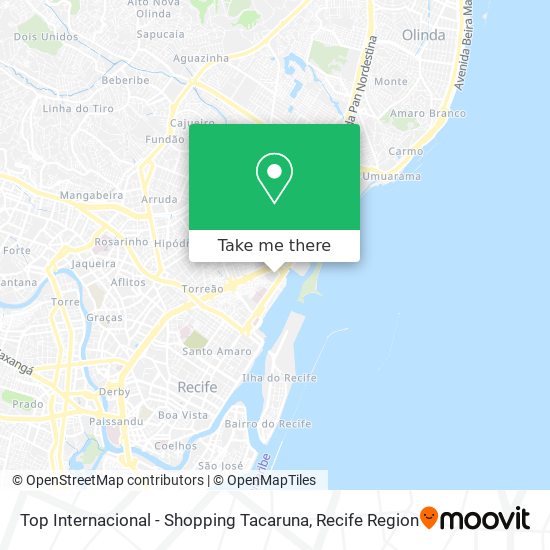 Top Internacional - Shopping Tacaruna map