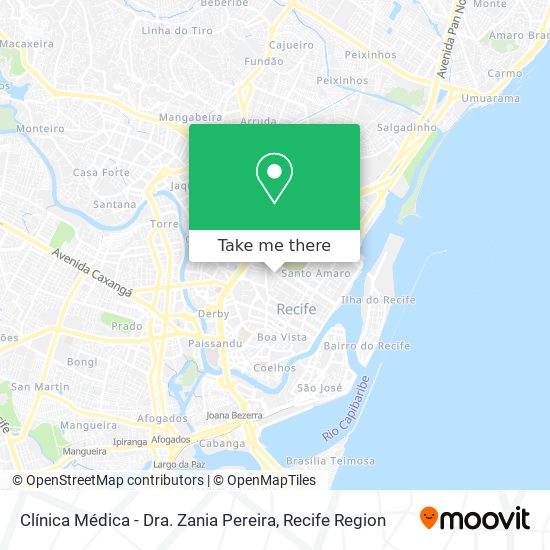 Clínica Médica - Dra. Zania Pereira map