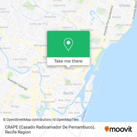 CRAPE (Casado Radioamador De Pernambuco) map