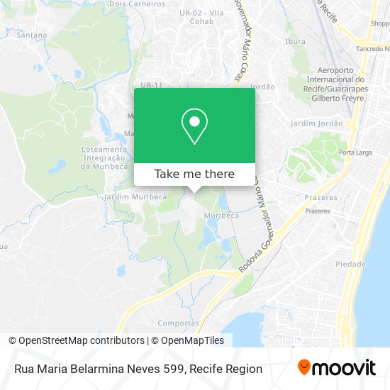 Rua Maria Belarmina Neves 599 map