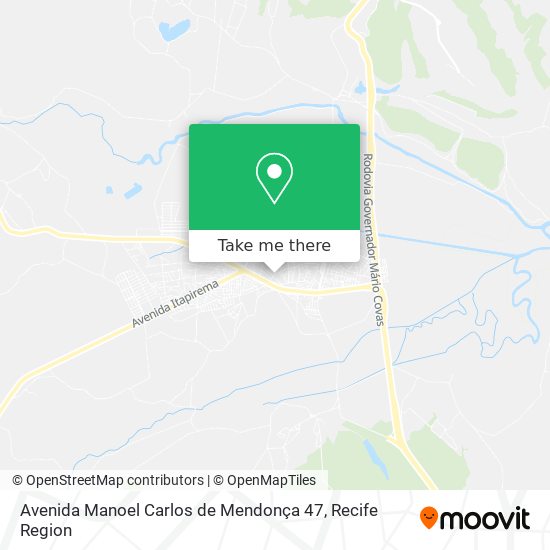 Avenida Manoel Carlos de Mendonça 47 map