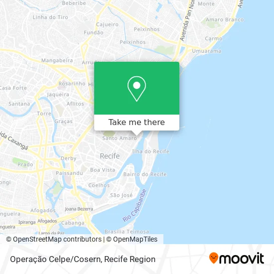 Operação Celpe/Cosern map