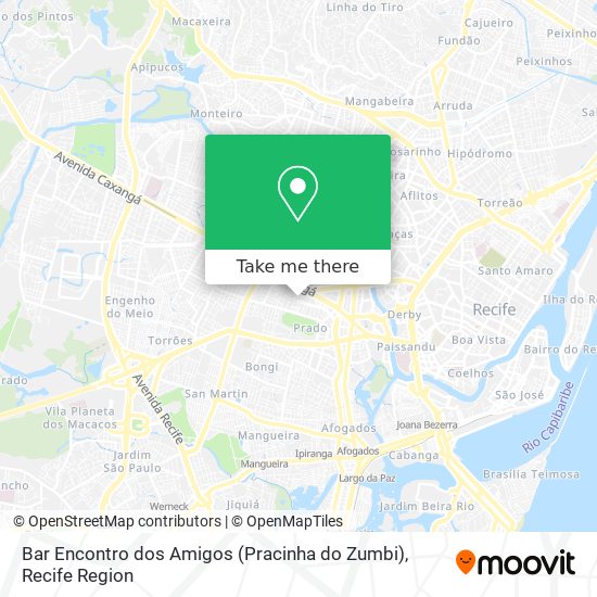 Bar Encontro dos Amigos (Pracinha do Zumbi) map