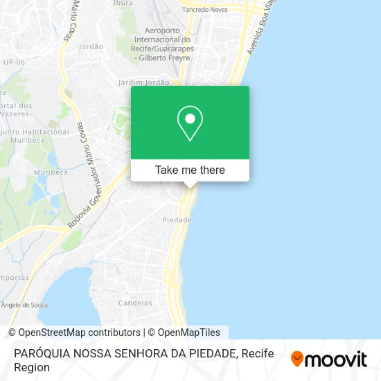 PARÓQUIA NOSSA SENHORA DA PIEDADE map