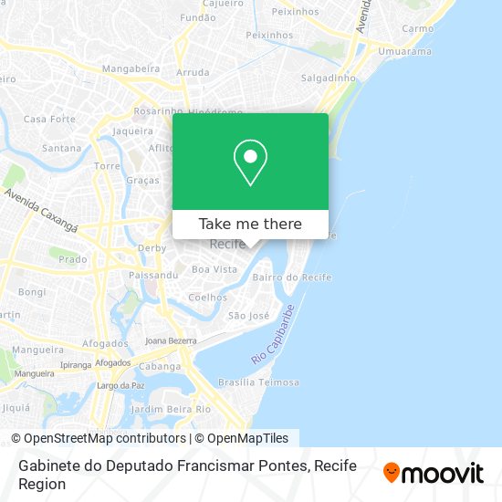 Mapa Gabinete do Deputado Francismar Pontes