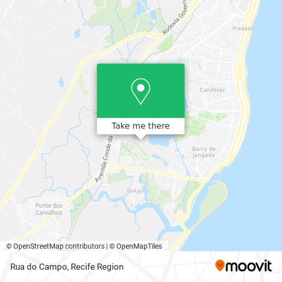 Rua do Campo map