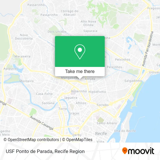 USF Ponto de Parada map