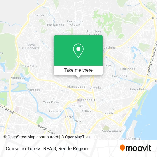 Conselho Tutelar RPA 3 map