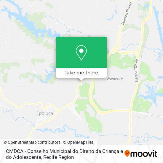 CMDCA - Conselho Municipal do Direito da Criança e do Adolescente map