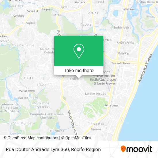 Rua Doutor Andrade Lyra 360 map