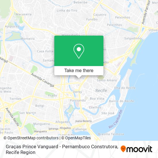 Graças Prince Vanguard - Pernambuco Construtora map