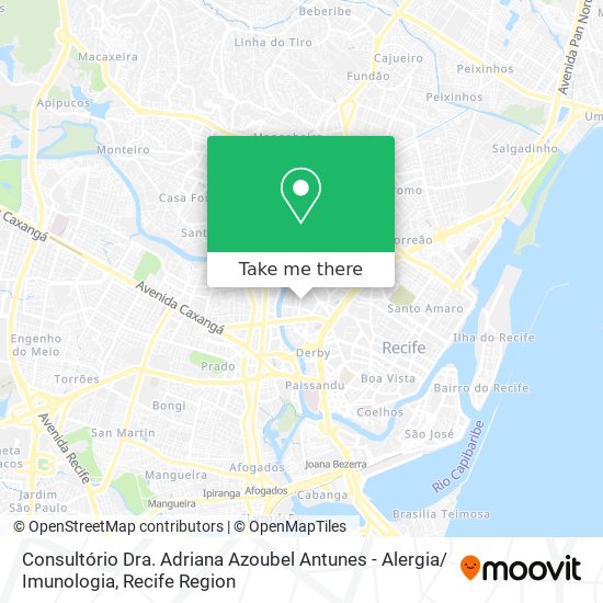 Consultório Dra. Adriana Azoubel Antunes - Alergia/ Imunologia map