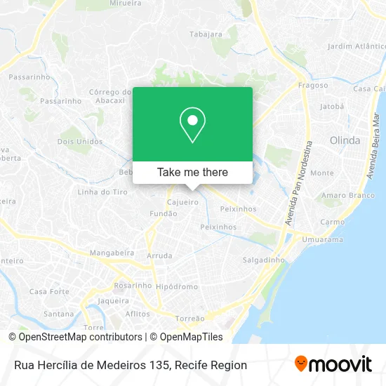 Rua Hercília de Medeiros 135 map
