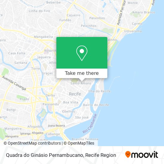 Quadra do Ginásio Pernambucano map
