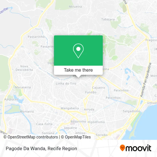 Pagode Da Wanda map