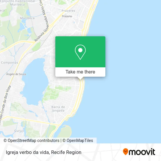 Igreja verbo da vida map