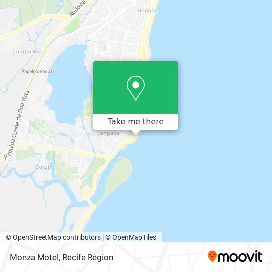 Monza Motel map