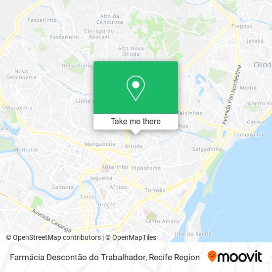 Farmácia Descontão do Trabalhador map