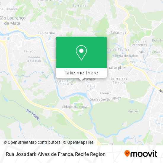 Rua Josadark Alves de França map