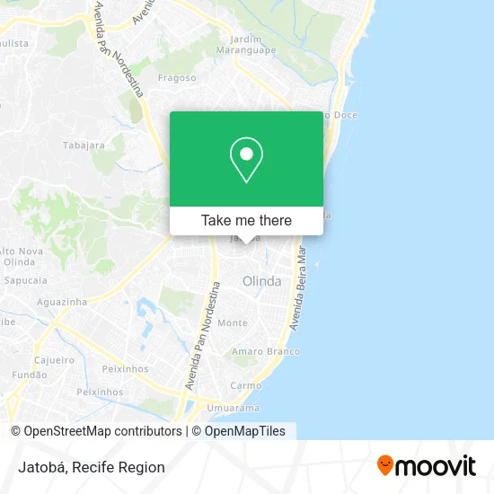 Jatobá map