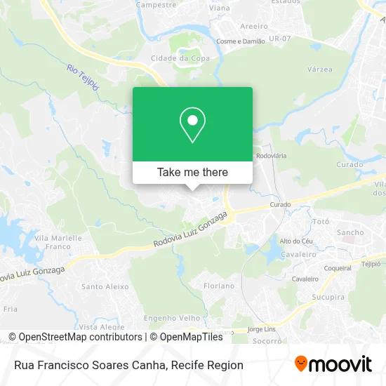 Rua Francisco Soares Canha map
