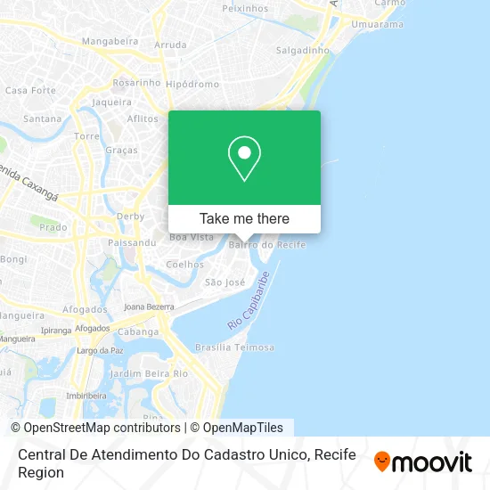 Central De Atendimento Do Cadastro Unico map
