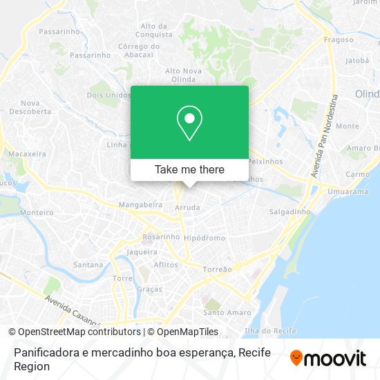 Panificadora e mercadinho boa esperança map