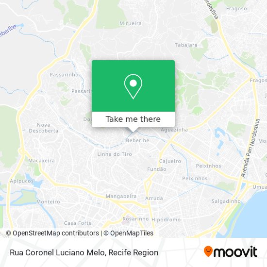 Rua Coronel Luciano Melo map