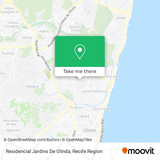 Residencial Jardins De Olinda map