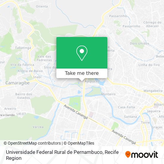 Universidade Federal Rural de Pernambuco map