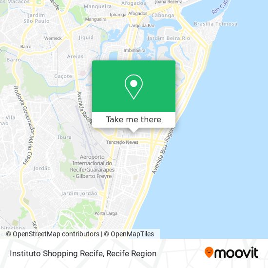 Mapa Instituto Shopping Recife