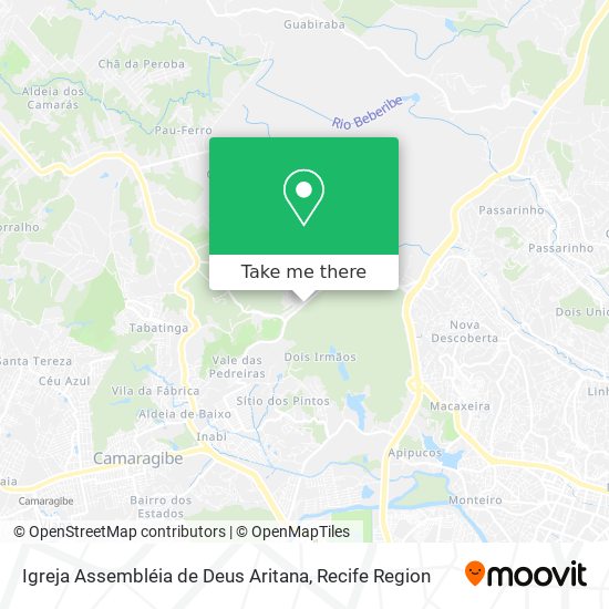 Igreja Assembléia de Deus Aritana map
