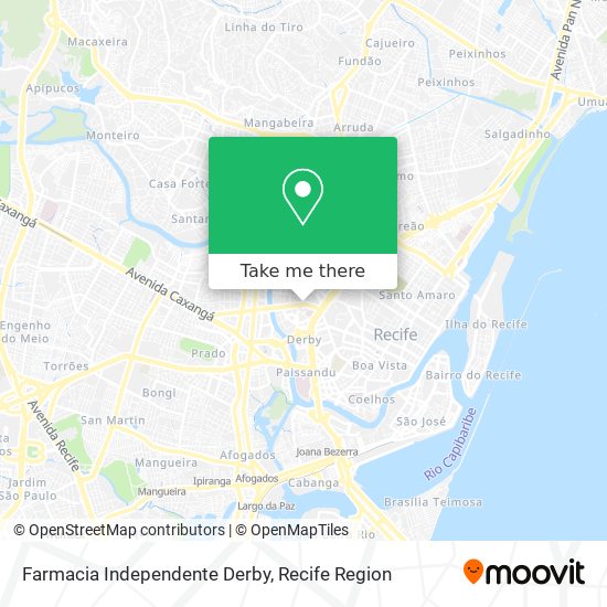 Mapa Farmacia Independente Derby