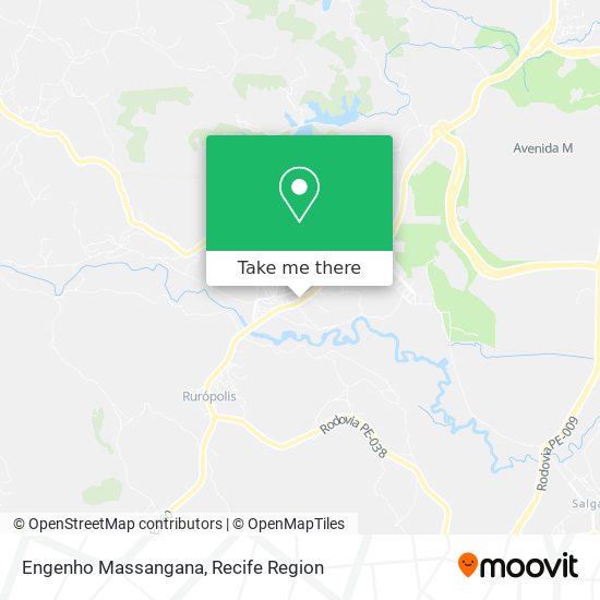 Engenho Massangana map