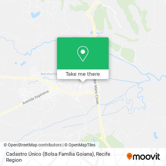 Cadastro Único (Bolsa Família Goiana) map