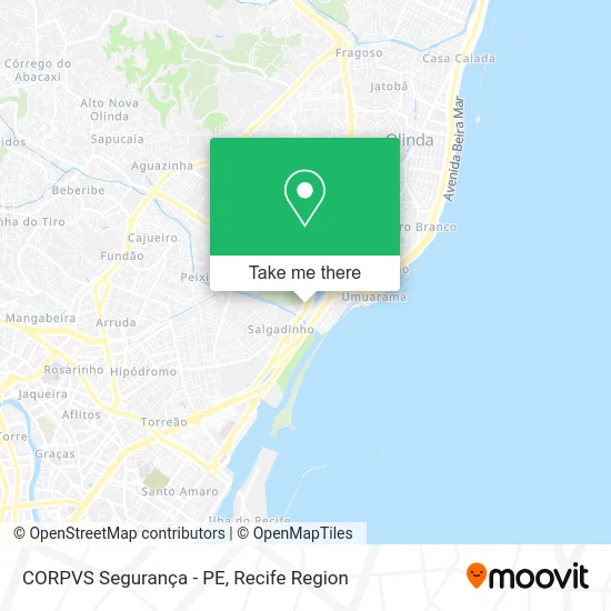 CORPVS Segurança - PE map