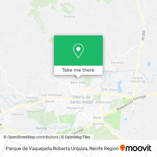 Parque de Vaquejada Roberta Urquiza map