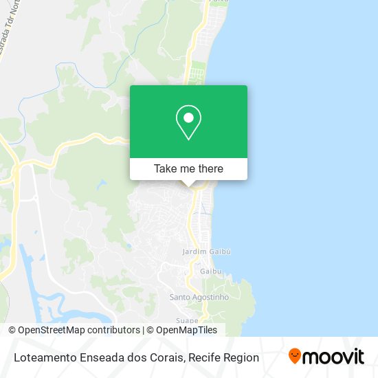 Loteamento Enseada dos Corais map