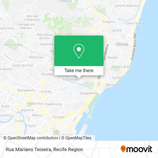 Rua Mariano Teixeira map