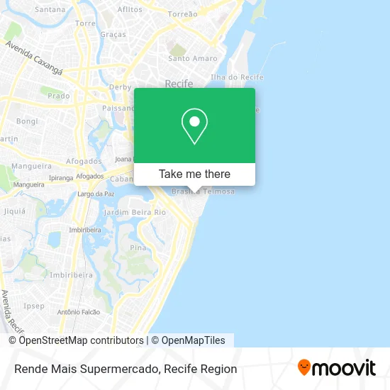 Rende Mais Supermercado map