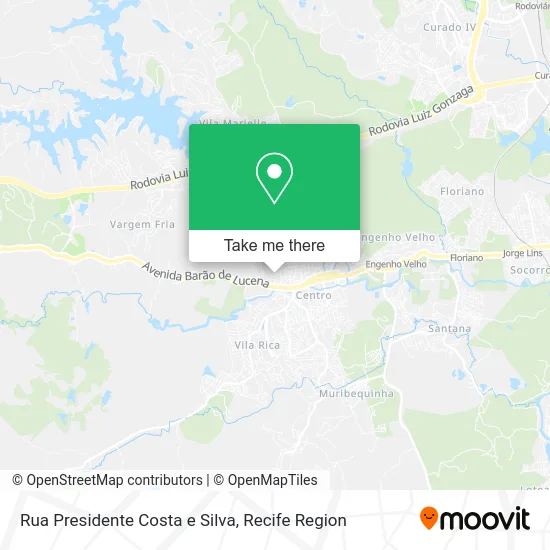 Rua Presidente Costa e Silva map