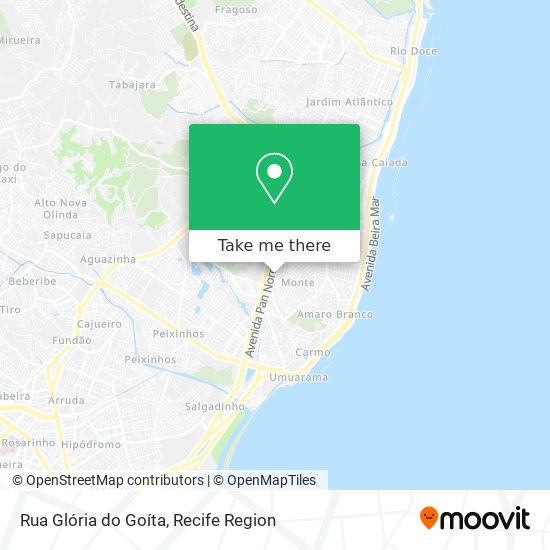 Rua Glória do Goíta map