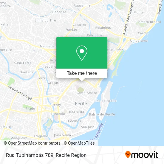 Rua Tupinambás 789 map