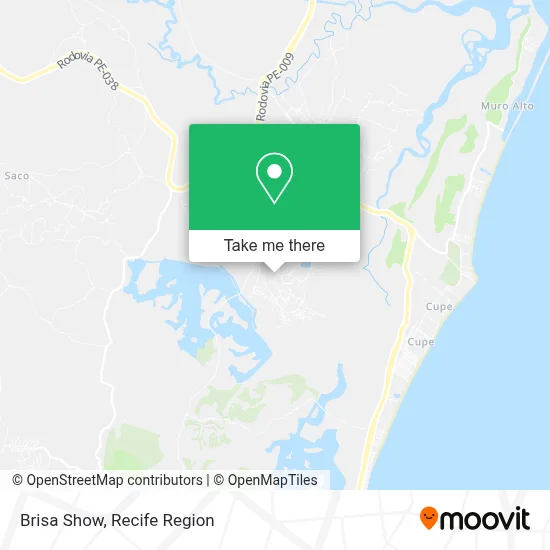 Brisa Show map
