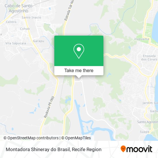 Montadora Shineray do Brasil map