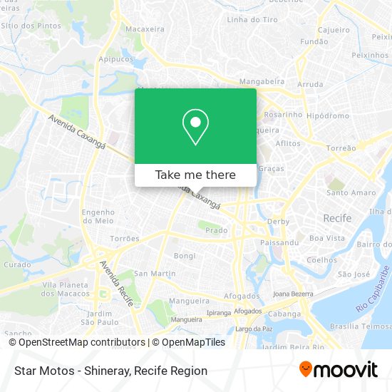 Star Motos - Shineray map